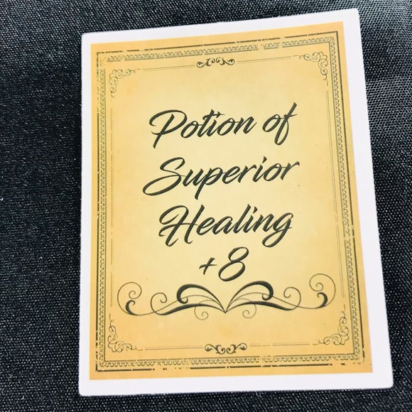 Superior Healing Potion Witchy Sorceress Supreme Potion B0ttle Label Sticker - Picture 3 of 7